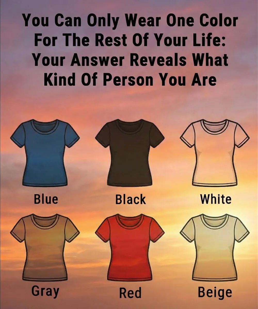The Color You Would Wear Forever and What It Reflects About You! – Story Of The Day!
