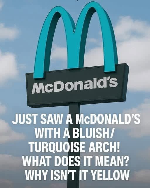 Why One McDonalds Has Turquoise Arches! – Story Of The Day!