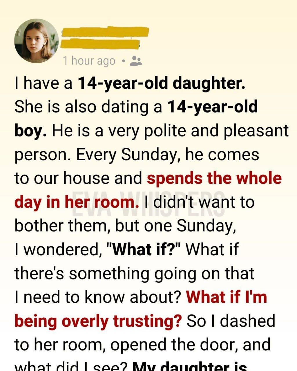 I Opened My Teen Daughters Bedroom Door Fearing the Worst, and What I Saw Changed Me! – Story Of The Day!