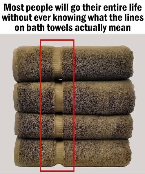 SOTM – The real purpose of those mysterious lines on towels! – Story Of The Day!